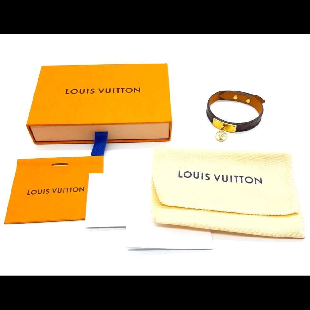 Louis Vuitton Signature Logo Statement Piece Bracelet beautiful Italian design!